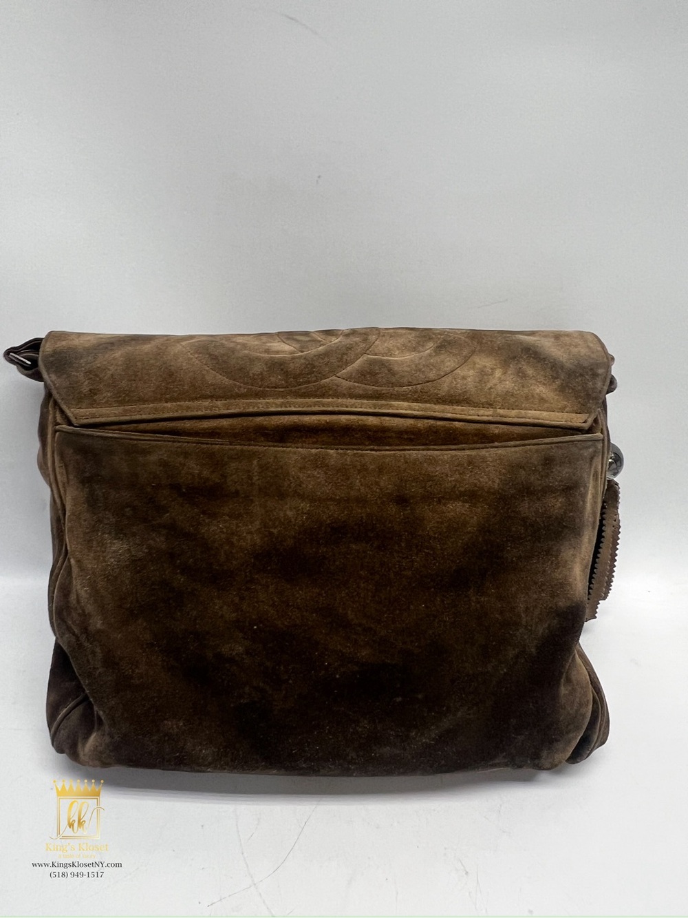 Chanel Suede Messenger Bag - Picture 2 of 16